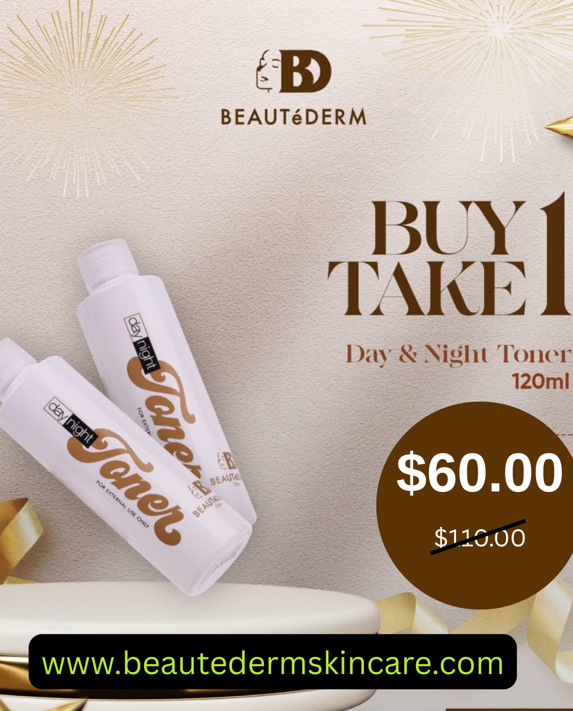 Buy1 Get1 Free - Day & Night Toner 120ml