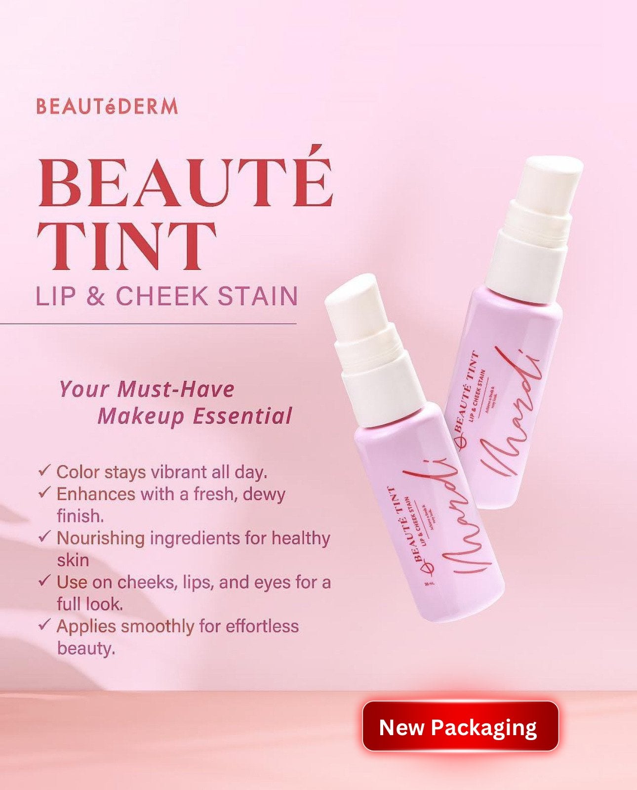 Beautederm Beaute Lip and Cheek Tint 30ml