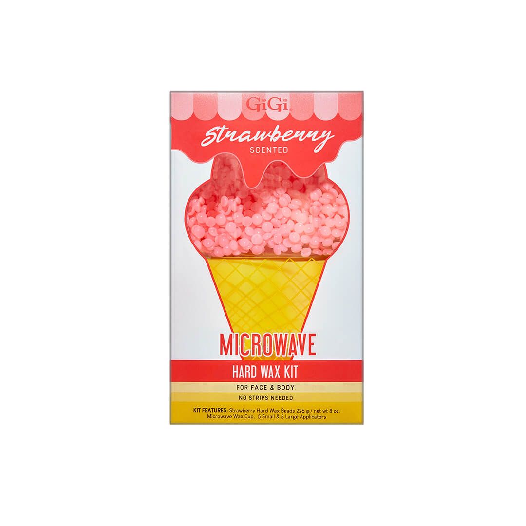 GiGi Strawberry Hard Wax Microwave Wax Kit