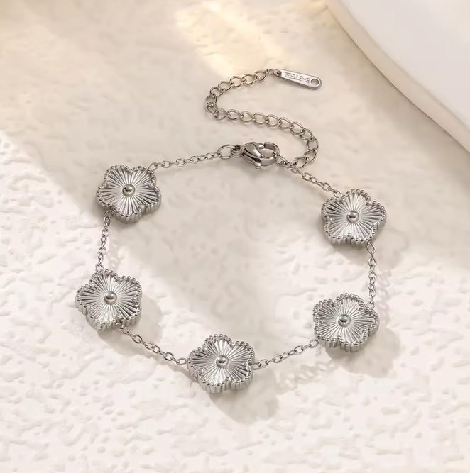 Five clover bracelet - Gold