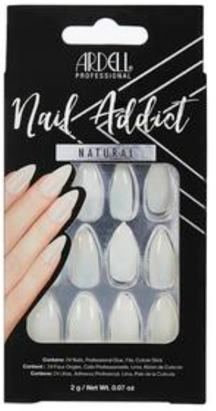Ardell Nail Addict Natural Stiletto