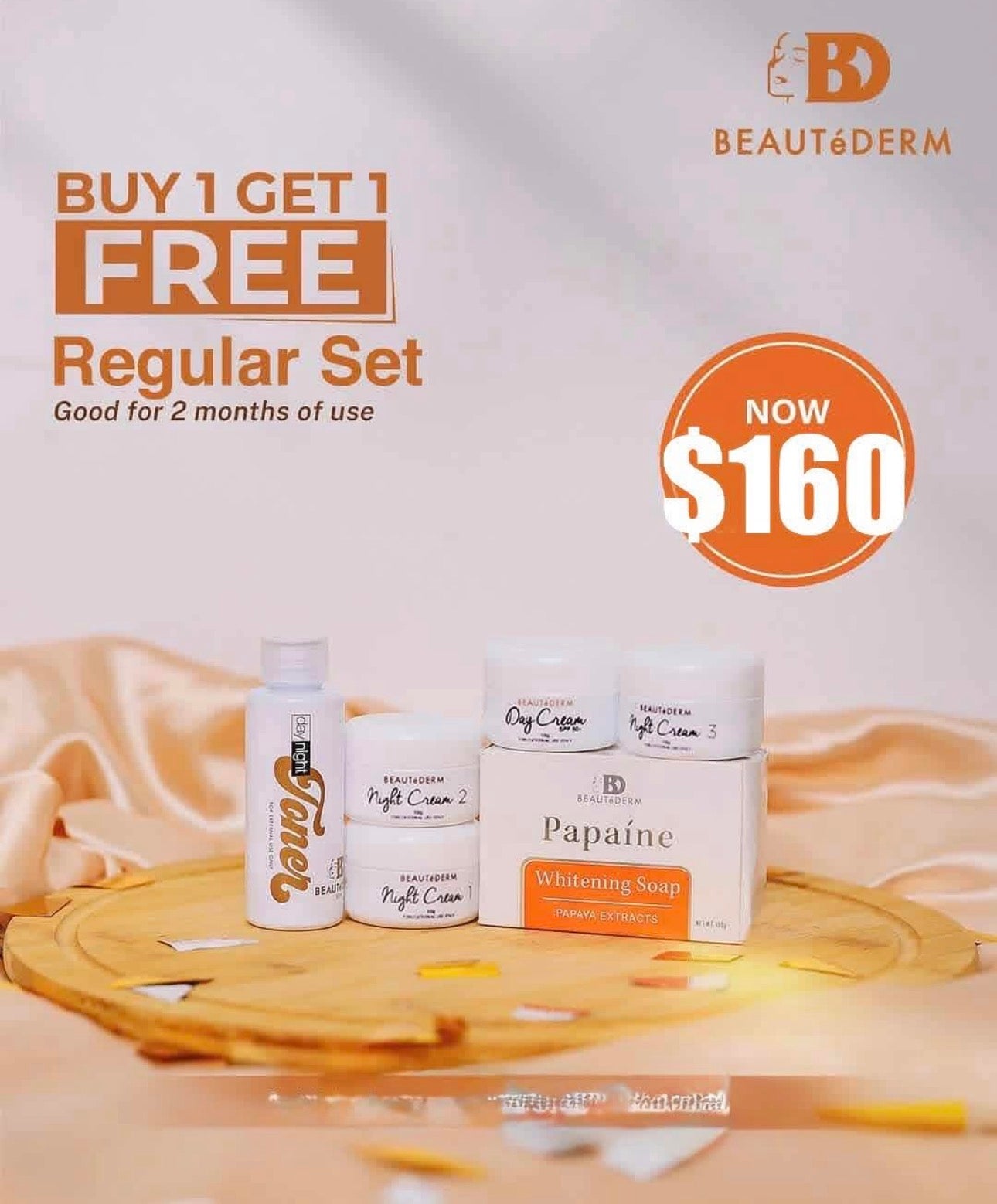 BUY1 GET1 FREE- Regular Set - 60ml Toner (Each Set Good for 2 months)
