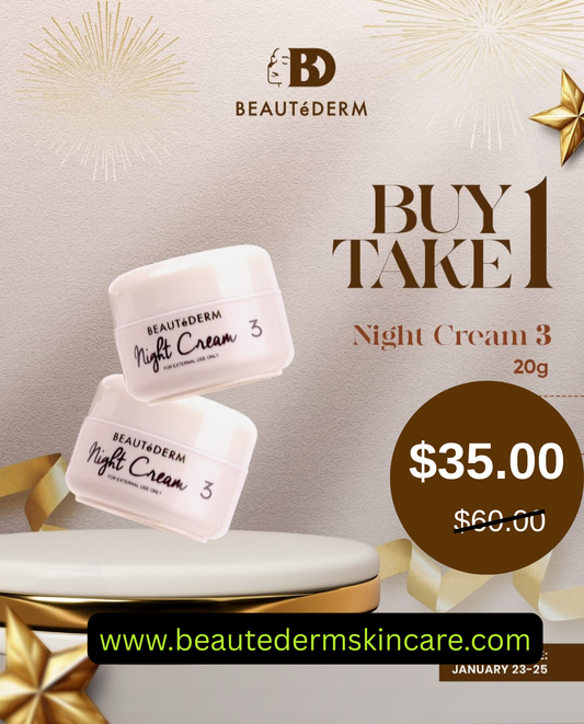 Buy1 Get1 Free - Night Cream3 20g- Anti-aging