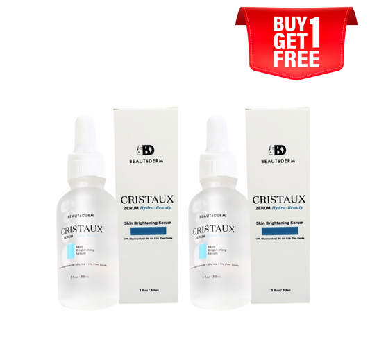 BUY 1 GET 1 FREE - Cristaux Zerum Hydra-Beauty 30ml (Skin Brightening Serum)