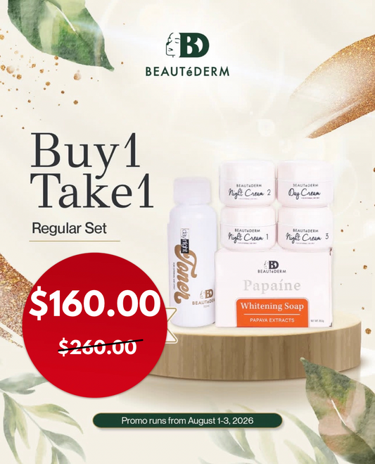 BUY1 GET1 FREE- Regular Set - 60ml Toner (Each Set Good for 2 months)