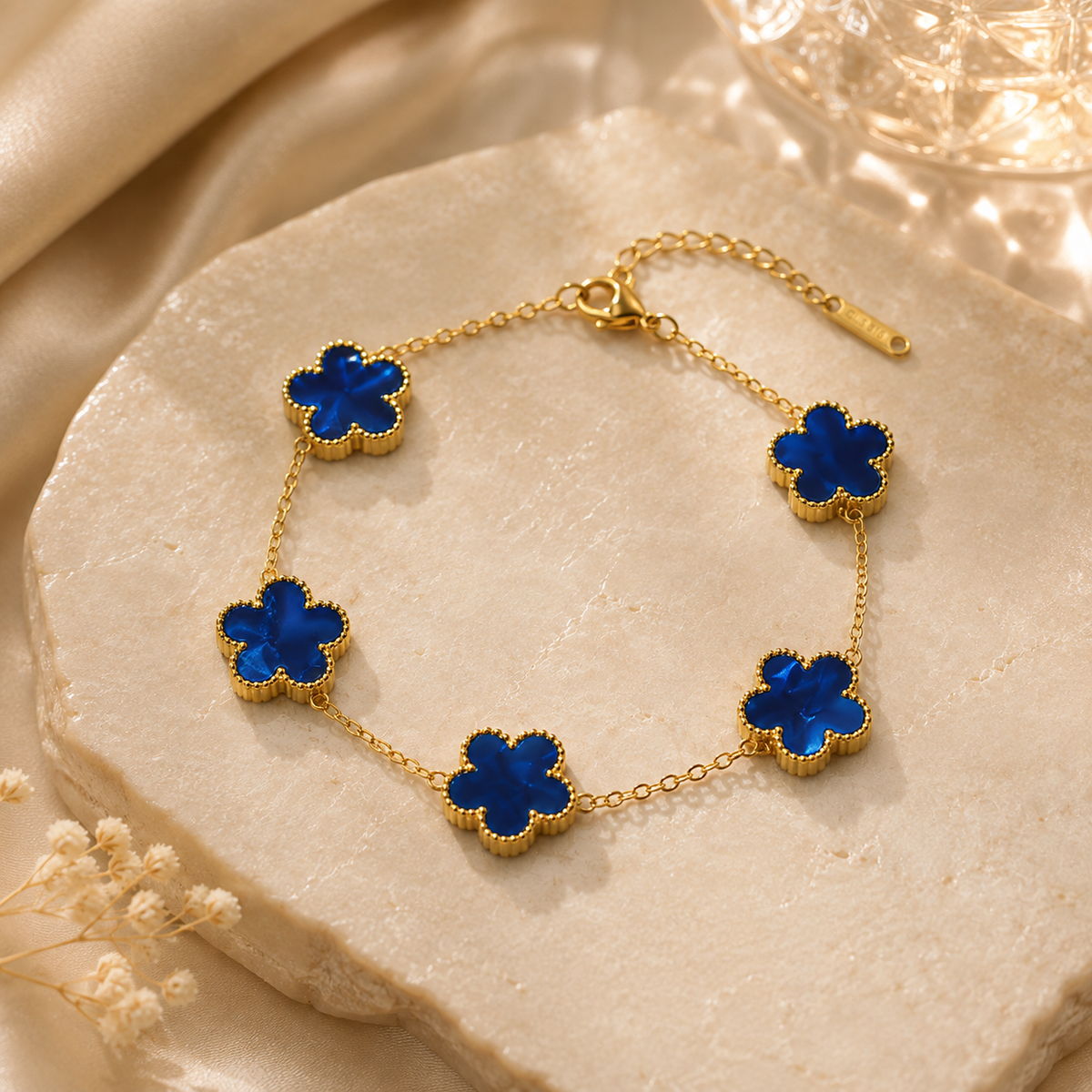 Five clover bracelet - Gold