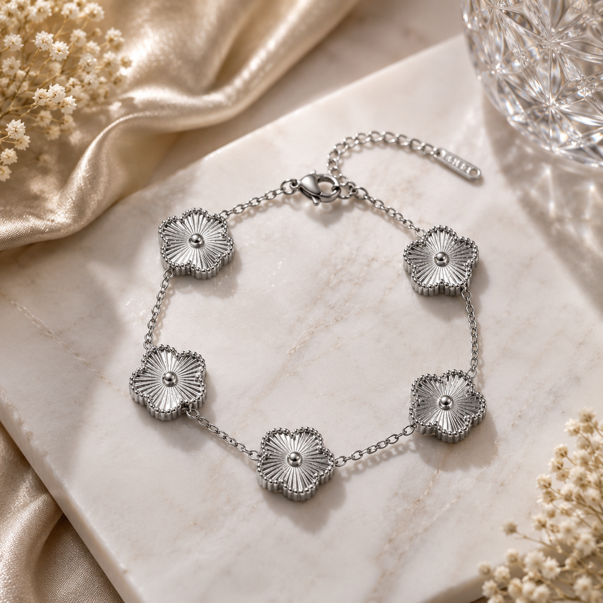 Five clover bracelet - Gold