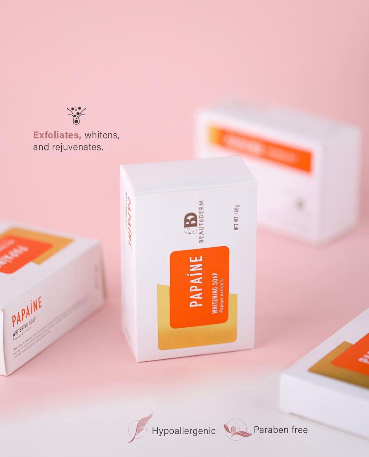 papaine whitening soap- beautederm Canada 