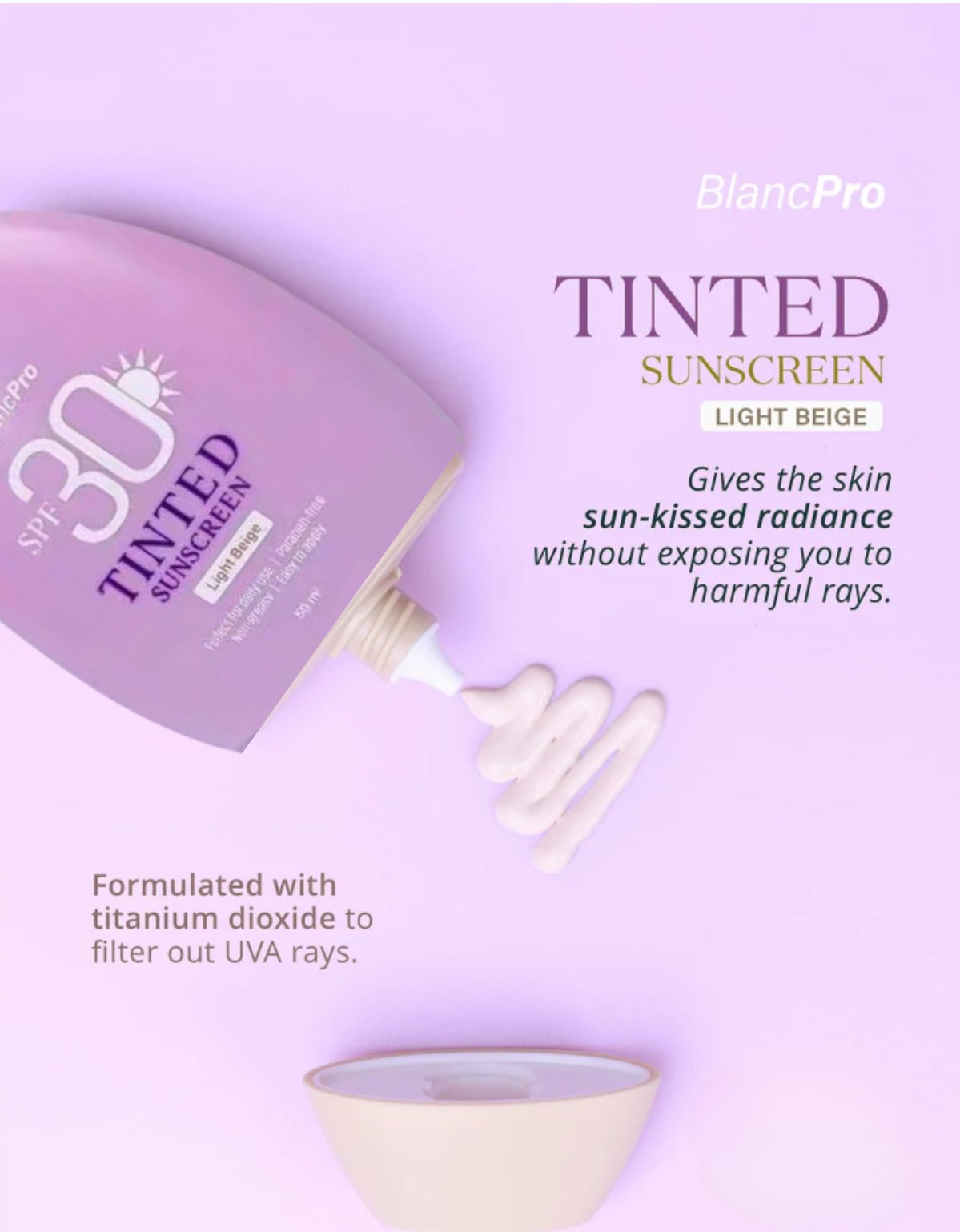 Beautederm Tinted Sunscreen 50ml SPF 30 