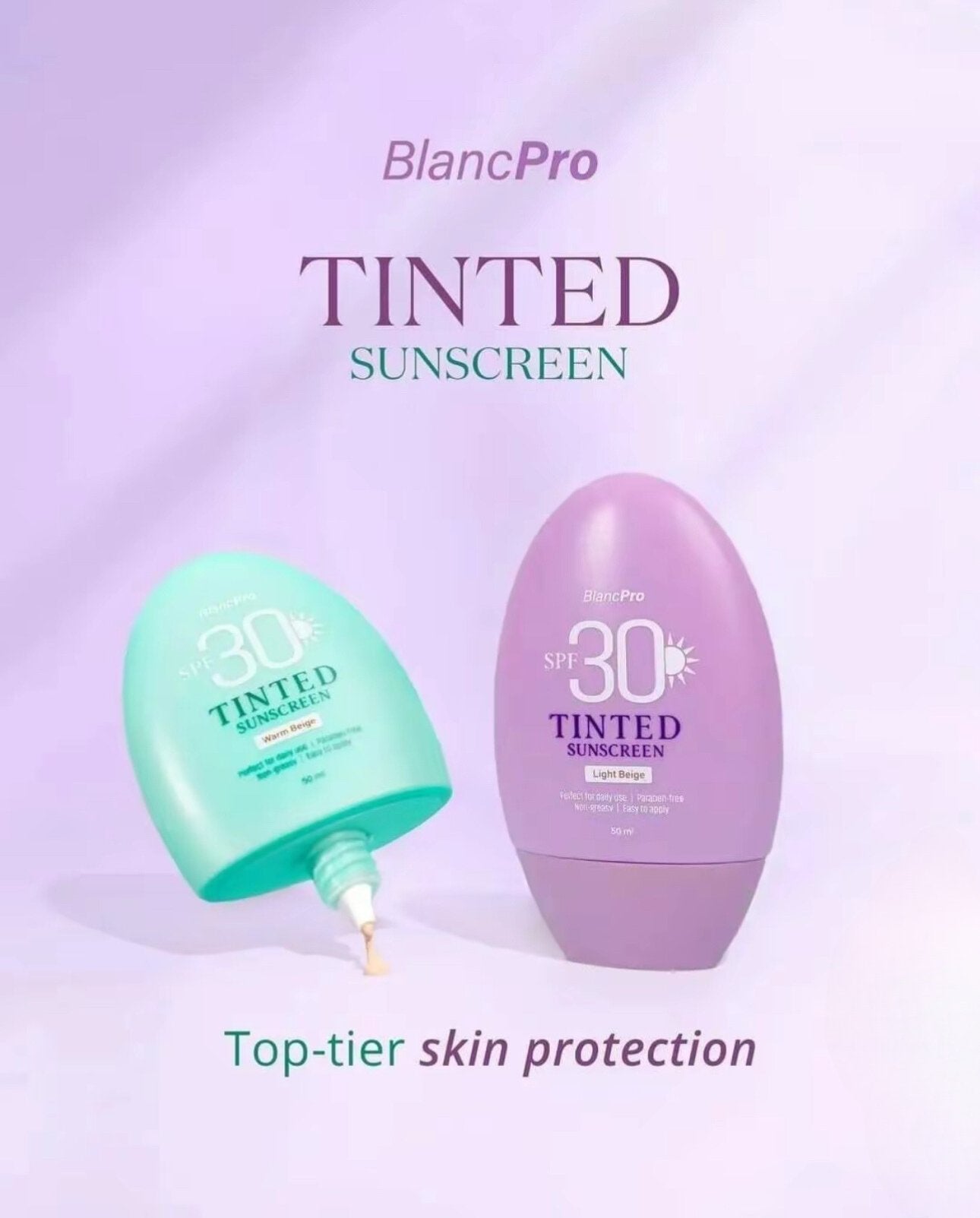 Blancpro Tinted Sunscreen 50ml SPF 30 by BEAUTeDERM 