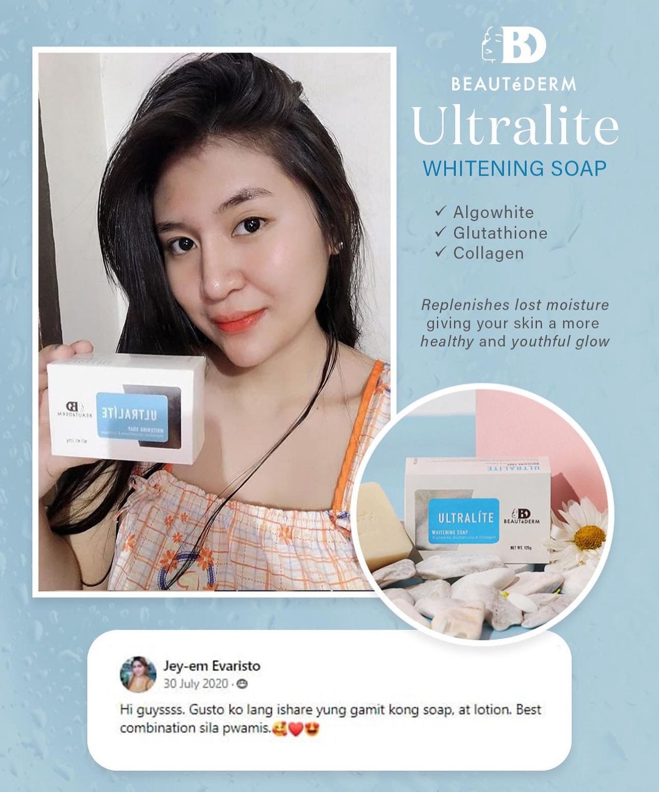 Beautederm Ultralite Whitening soap 125gm by beautederm and happy customer review.
